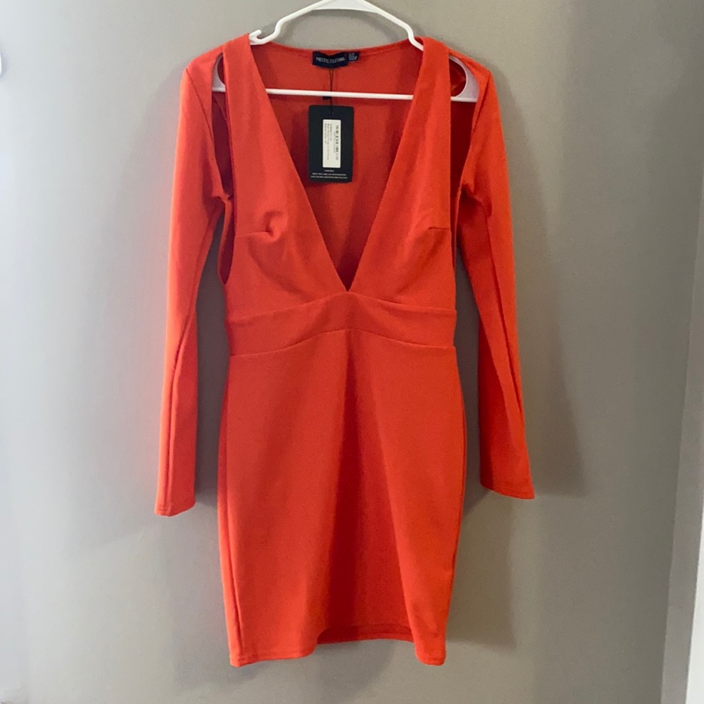 Orange dress